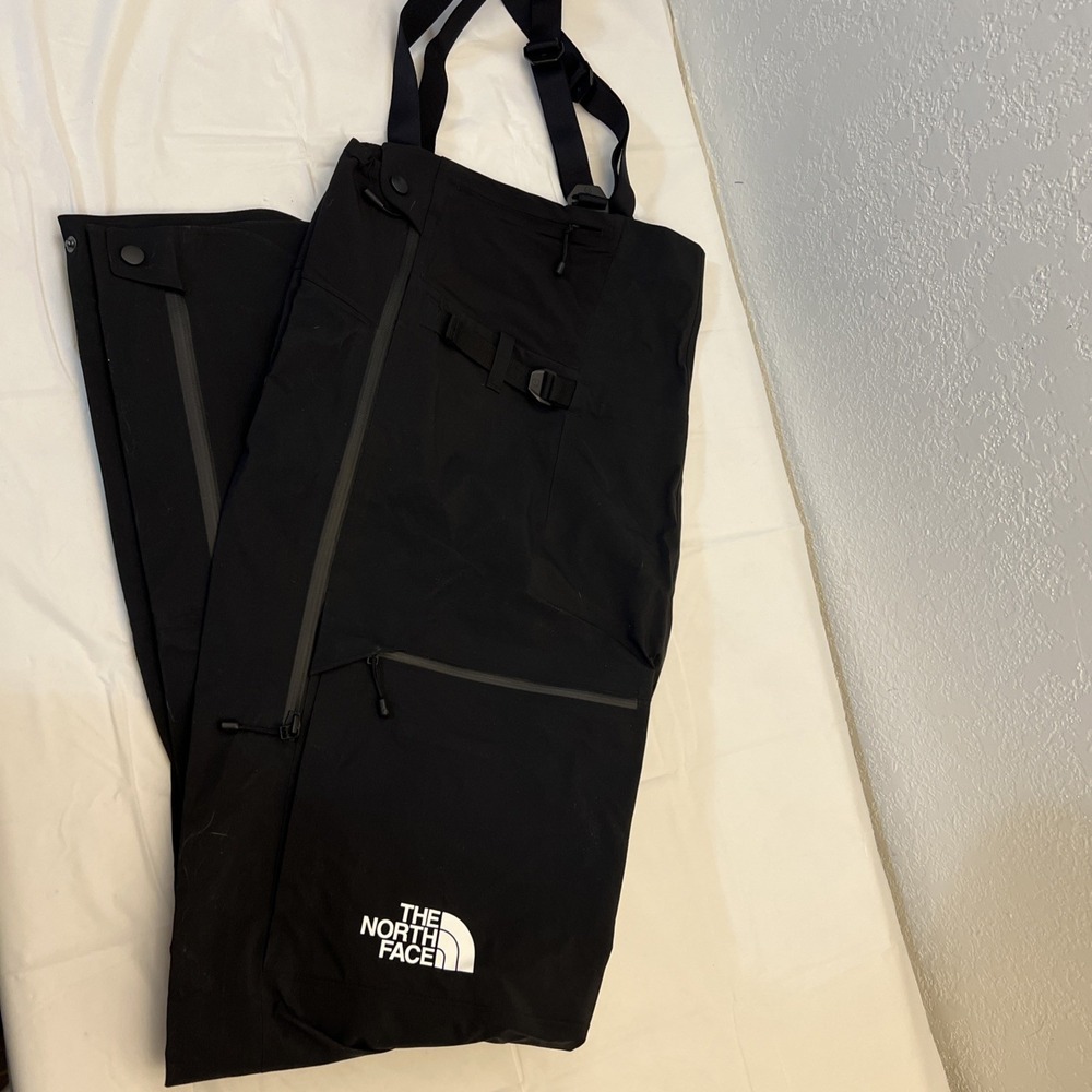 The North Face‎ GTX GORE TEX Waterproof Ski Bibs Black Small Long Womens Pumori